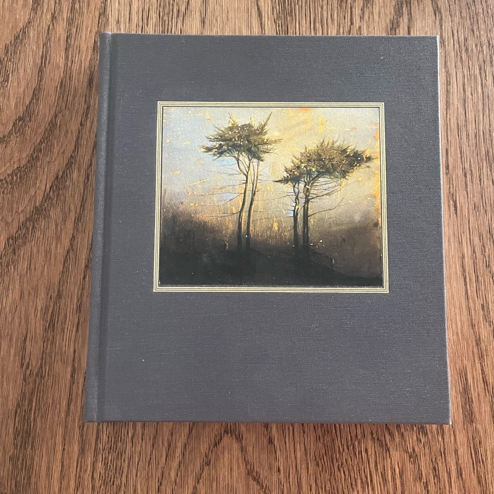 Hardcover book of selected poems and prose